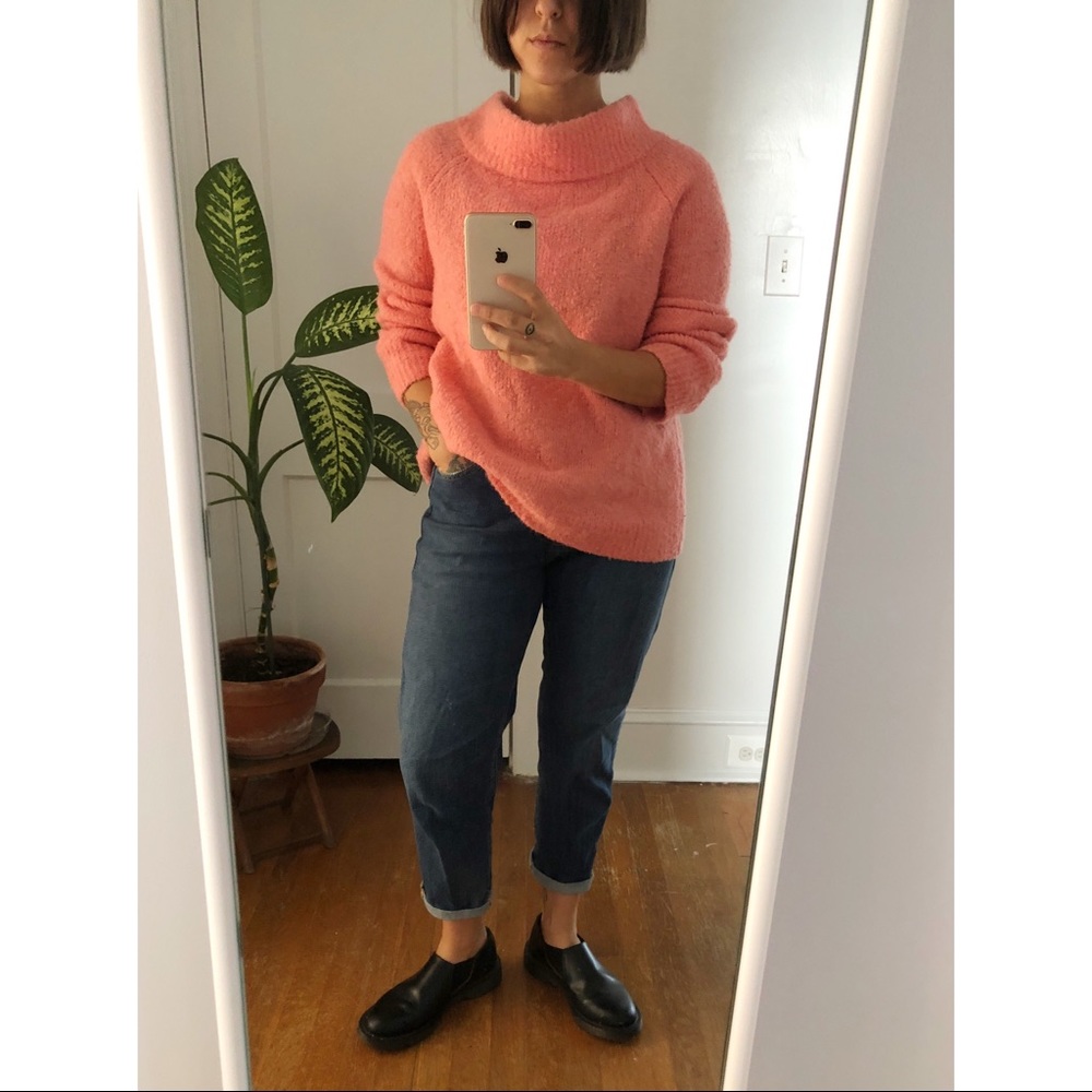 Anthropologie Pink Sweater